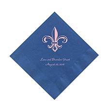 Royal Blue Cocktail Napkin