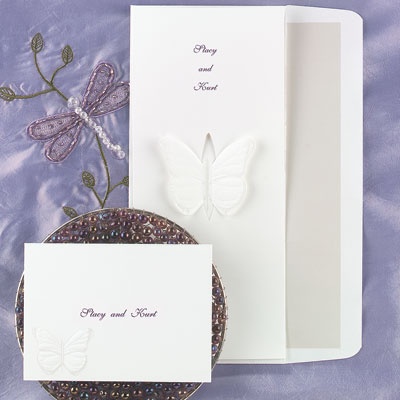 Butterfly Kisses - Invitation