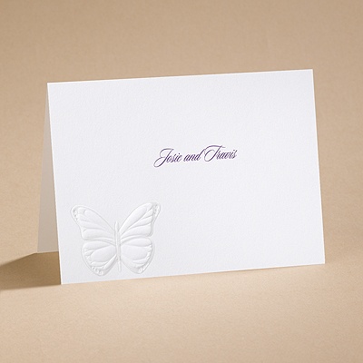 Butterfly Kisses - Note Card And Envelope