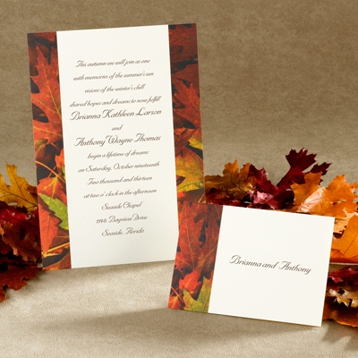 Autumn Splendor - Invitation