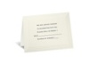 Timeless - Ecru Response Card and Envelope