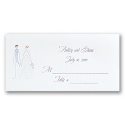 Whimsical Couple Place Cards - Bright White