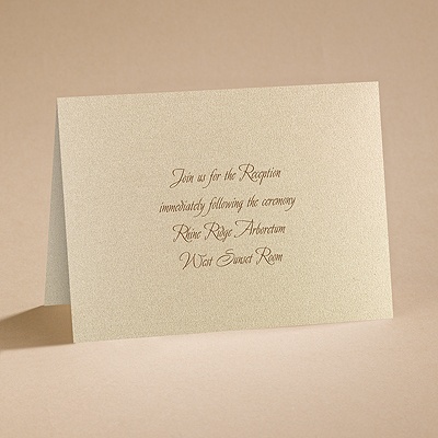 Natural Embrace - Reception Card