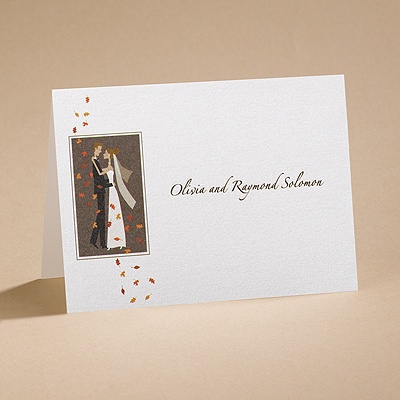 Autumn Breeze - Note Card And Envelope