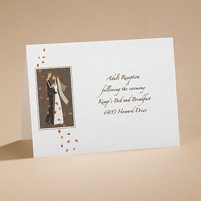 Autumn Breeze - Reception Card