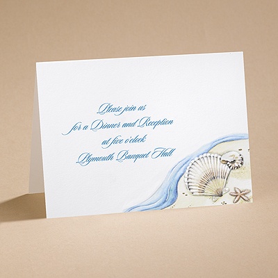Sandy Paradise  - Reception Card