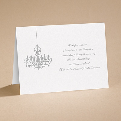 Dramatic Lighting - Reception Card