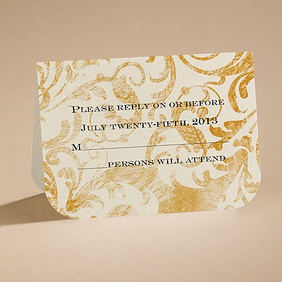 Everlasting Beauty - Respond Card and Envelope