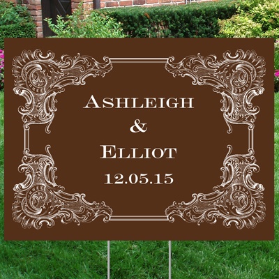 Vintage Frame Yard Sign - Medium