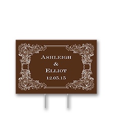 Vintage Frame Yard Sign - Small