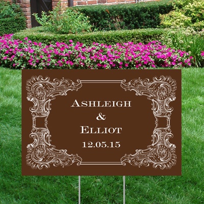 Vintage Frame Yard Sign - Small