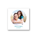 Simple Photo - White Beverage Napkin