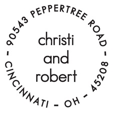 Christi Address Stamp