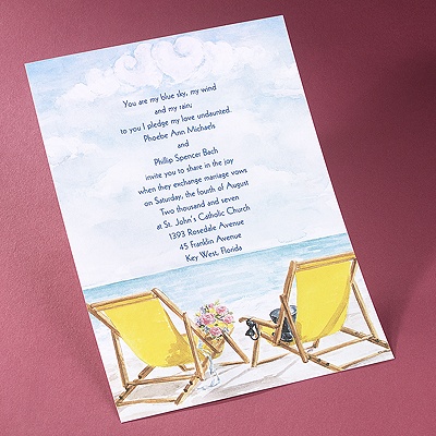Seaside Getaway - Invitation