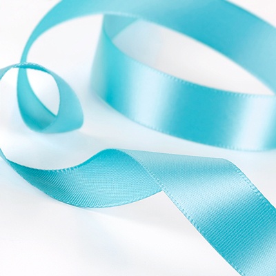 Aqua Satin Ribbon
