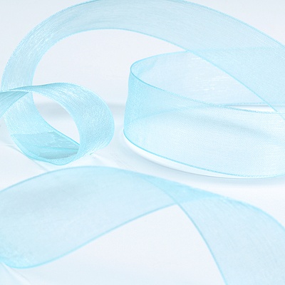 Aqua Sheer Ribbon