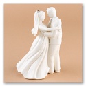 Elegant Couple Figurine Cake Top