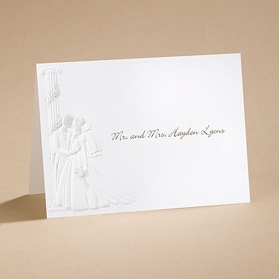 At Last - Pearl  - Note Card And Envelope
