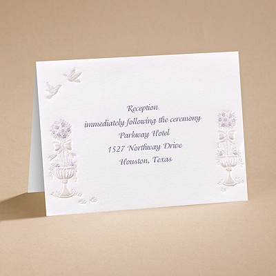 Love Story - Reception Card