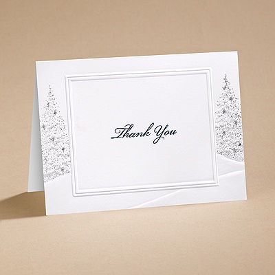 Wedding Wonderland - Thank You Card and Envelope