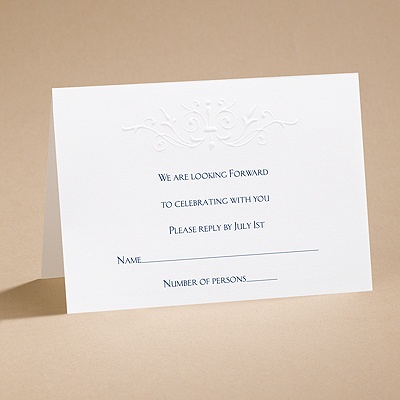 New Dimension - respond card and envelope