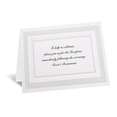 Satin Touch - Reception Card