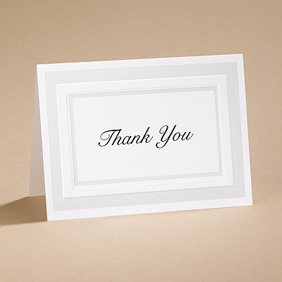 Satin Touch - Thank You Card and Envelope
