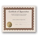 Certificate of Appreciation