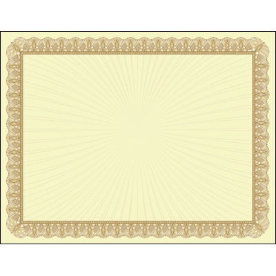 Regal Employee Award Certificate - Gold