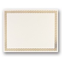Braided Gold Foil Employee Award Certificate