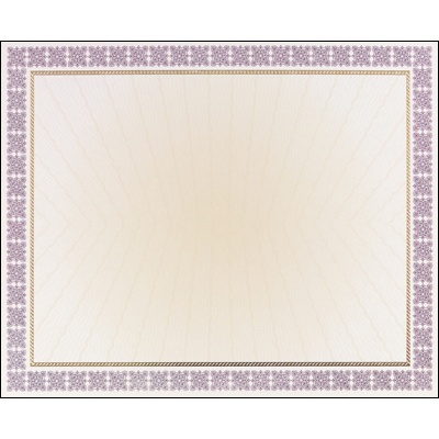 Westminster Employee Award Certificate - Purple