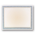 Westminster Employee Award Certificate - Blue