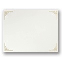 Gold Corner Border Employee Award Certificate