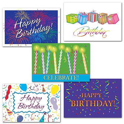 Birthday Postcard Assortment