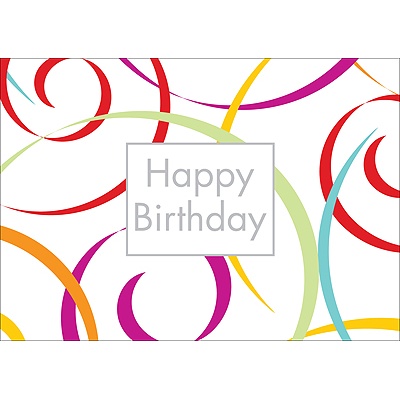 Swirls of Fun Postcard
