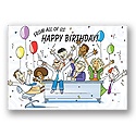 Office Party Postcard