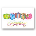 Birthday Packages Postcard