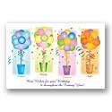 Seasonal Balloons Postcard