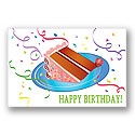 Slice of Cake Print Your Own Postcard