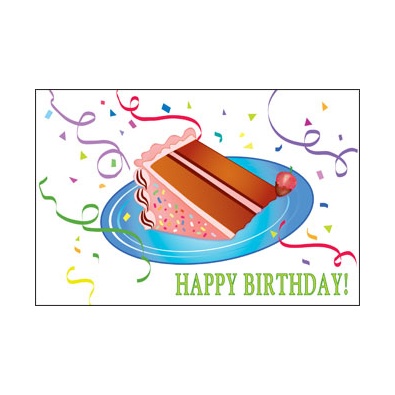 Slice of Cake Postcard
