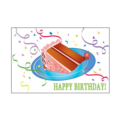 Slice of Cake Postcard