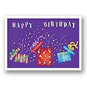 Crazy Confetti Birthday Postcard