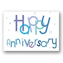 Happy Jumble Anniversary Postcard