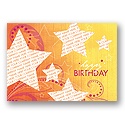 Birthday Stars Birthday Card
