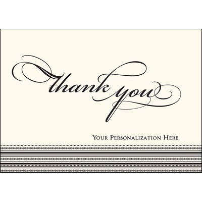 Clearly Thankful Thank You Card