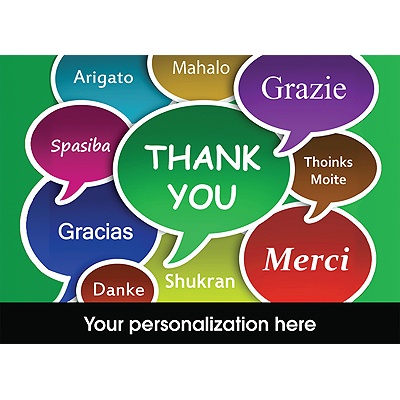 Thankful Expressions Thank You Card