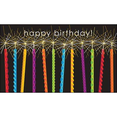 Birthday Sparks Birthday Card