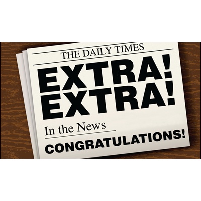 Newsworthy Congratulations Card