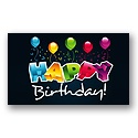 3D Birthday Greetings Birthday Card