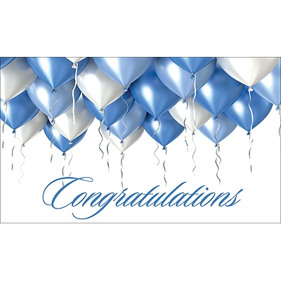 Floating Wishes Congratulations Card